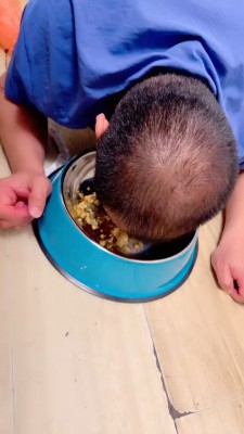 【安可S】圈养生活第四天-户外餐厅脚下喂食【双视角版】 bf27050-绳艺套路资源网