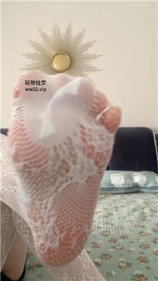 【灵儿】镂空白丝诱惑贱奴才 JS241118-49-绳艺套路资源网
