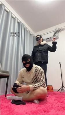 【姗姗】高跟配棉袜-踩踏鞭打 JS241210-30-绳艺套路资源网