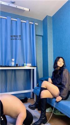 【小雨大人】卷发女神S-黑棉袜气味辱/耳光/鞭打长靴踩虐 JS241214-6-绳艺套路资源网