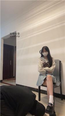 【甜恬】JK学生主-皮鞋白袜玩虐/掐乳 bf48520-绳艺套路资源网