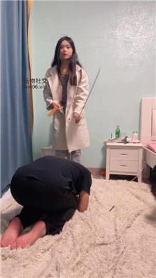 【沐沐大大】白袜脚踩踏/藤条虐打 bf48541-绳艺套路资源网