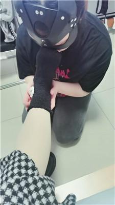【璃茉老师】母畜-跪舔原味毛巾袜/伺候沐足/骨头口塞 JS241216-7-绳艺套路资源网
