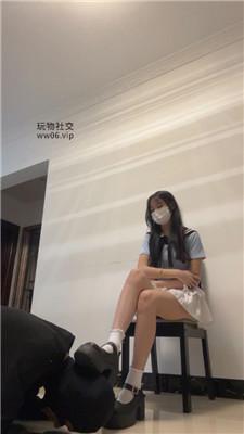 【甜恬】JK小姐姐-皮鞋白袜踩虐/坐脸窒息/嘴叼袜耳光 JS241218-28-绳艺套路资源网