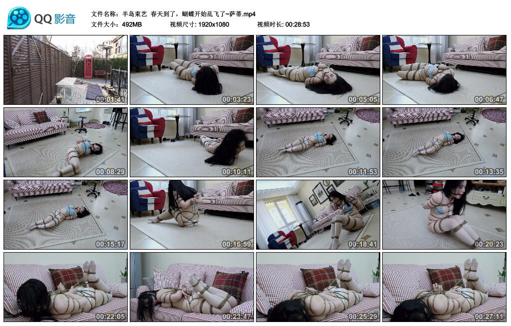 【半岛束艺】春天到了，蝴蝶开始乱飞了~萨蒂-绳艺套路资源网