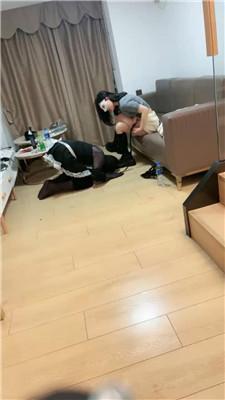 【蜜蜂00后情侣主】骑马狗爬/长靴踩踏 JS250104-39-绳艺套路资源网