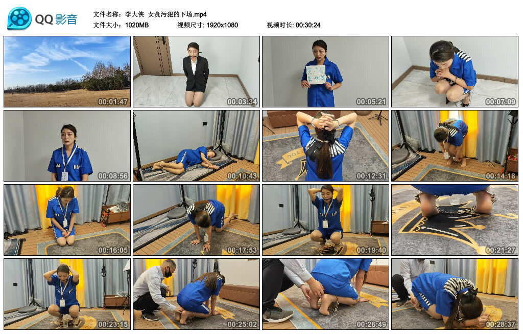 【李大侠】女贪污犯的下场-绳艺套路资源网