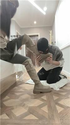 【pink】跪舔脏长靴棉袜/臭脚丫捂脸/玉足狂舔/脚喂食 JS241228-1-绳艺套路资源网