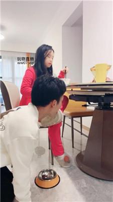【南月女神】人形犬脚下狗爬喂食 JS250223-31-绳艺套路资源网