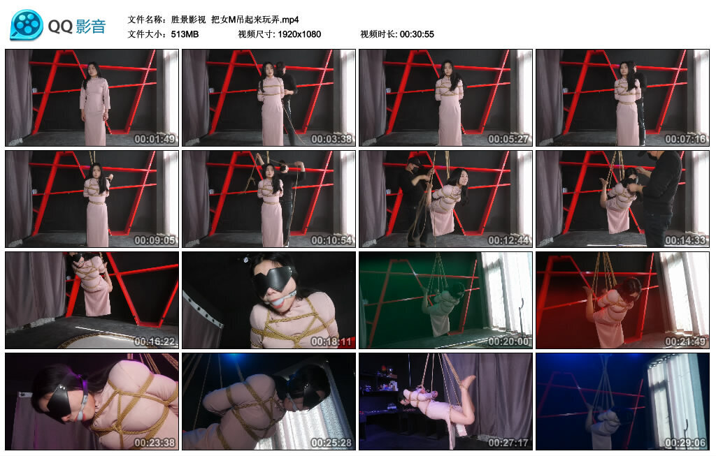 【胜景影视】把女M吊起来玩弄-绳艺套路资源网
