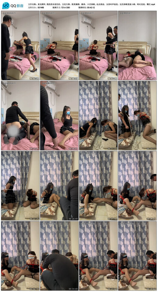 【束龙缚凤】我的房东是色坯，五花大绑，欧美捆绑，跳单，口舌深喉，假阳伺候，电击挑逗-绳艺套路资源网