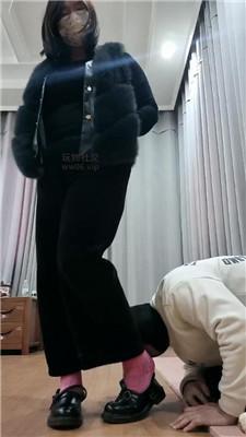【拽拽】皮鞋粉色棉袜蹂躏踩 JS250202-4-绳艺套路资源网