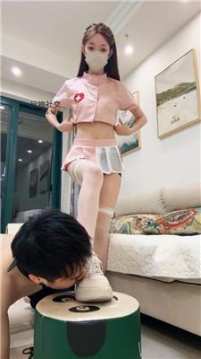 【楚楚】护士姐姐白丝深喉/舌头清理鞋底/日常喂食 JS250221-29-绳艺套路资源网